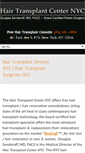 Mobile Screenshot of hairtransplantcenternyc.com